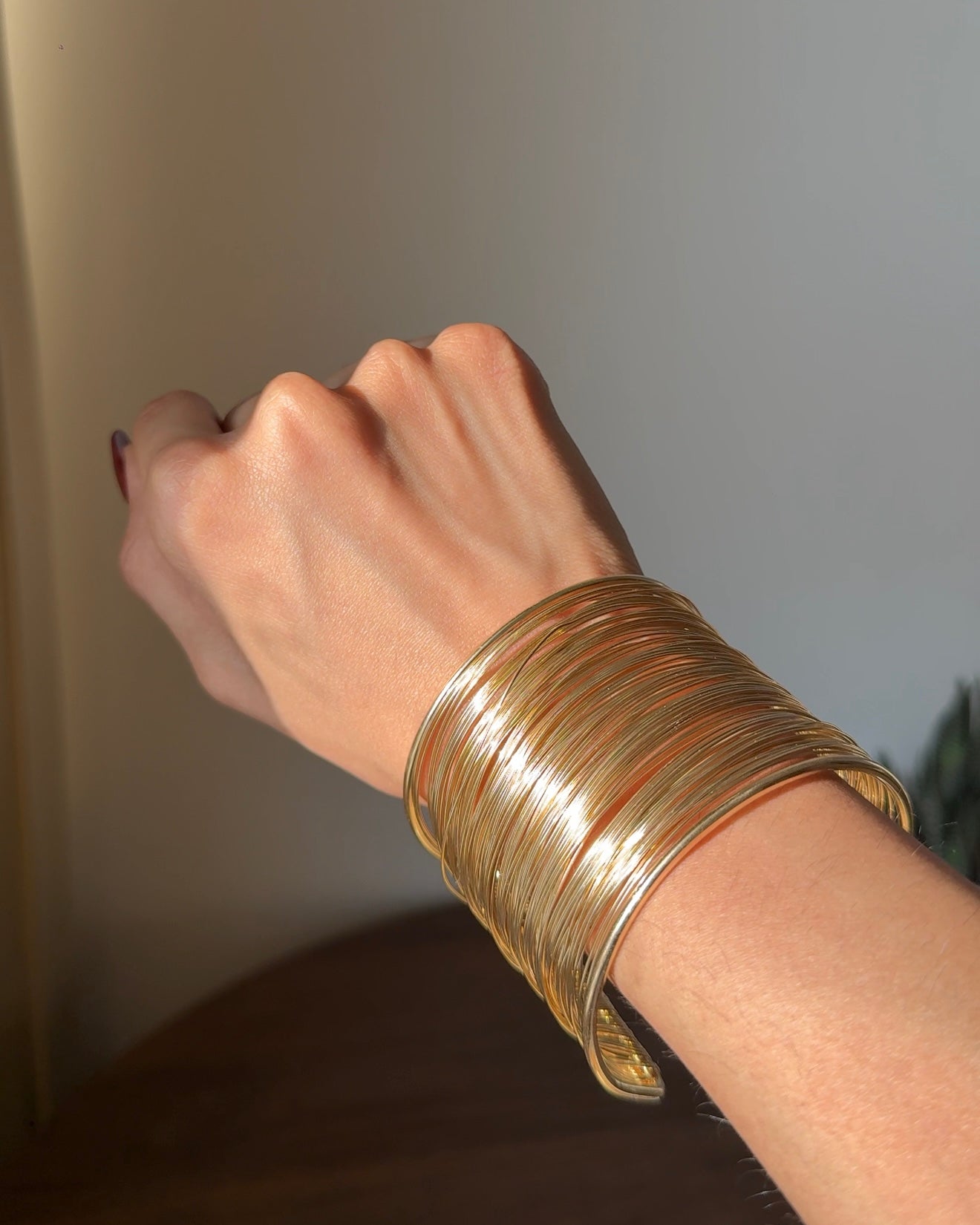 Coil Statement Cuff Bracelet