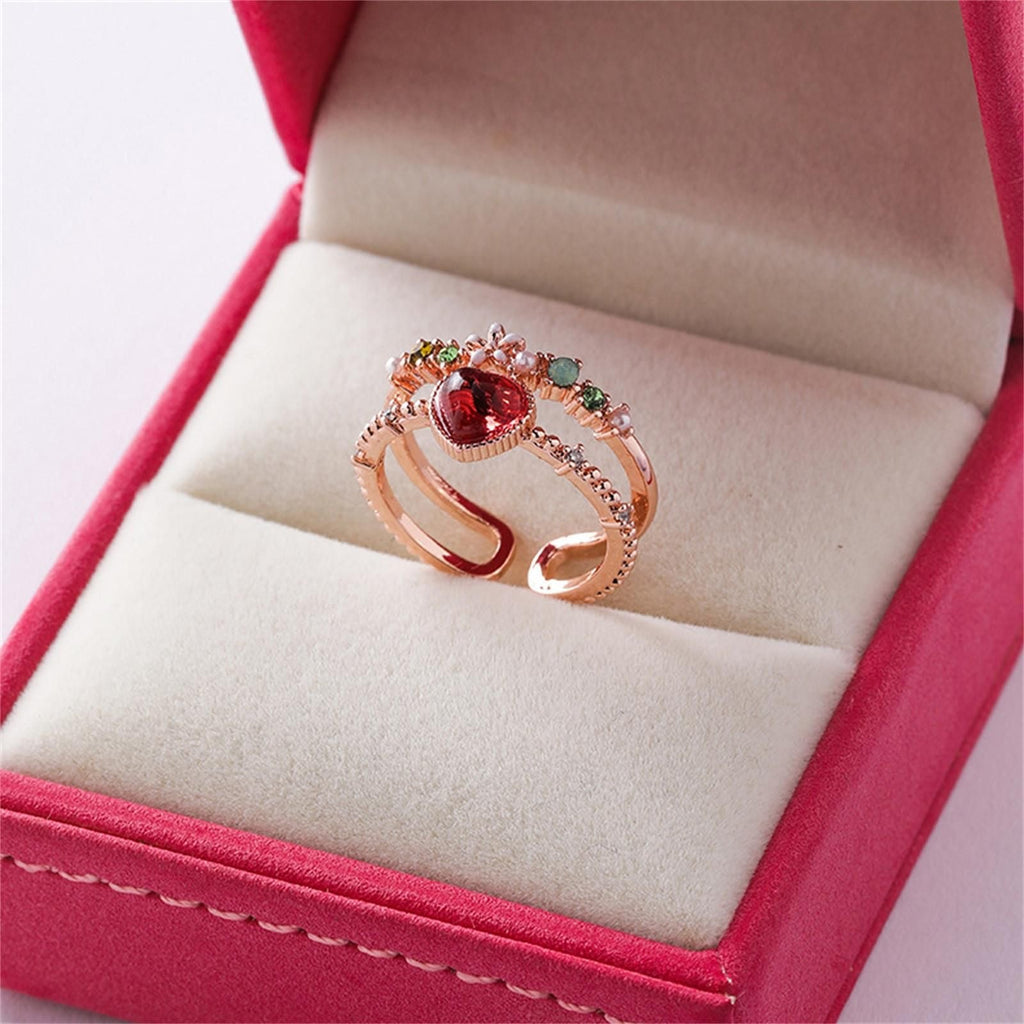 Dreamy Heart Layered Ring
