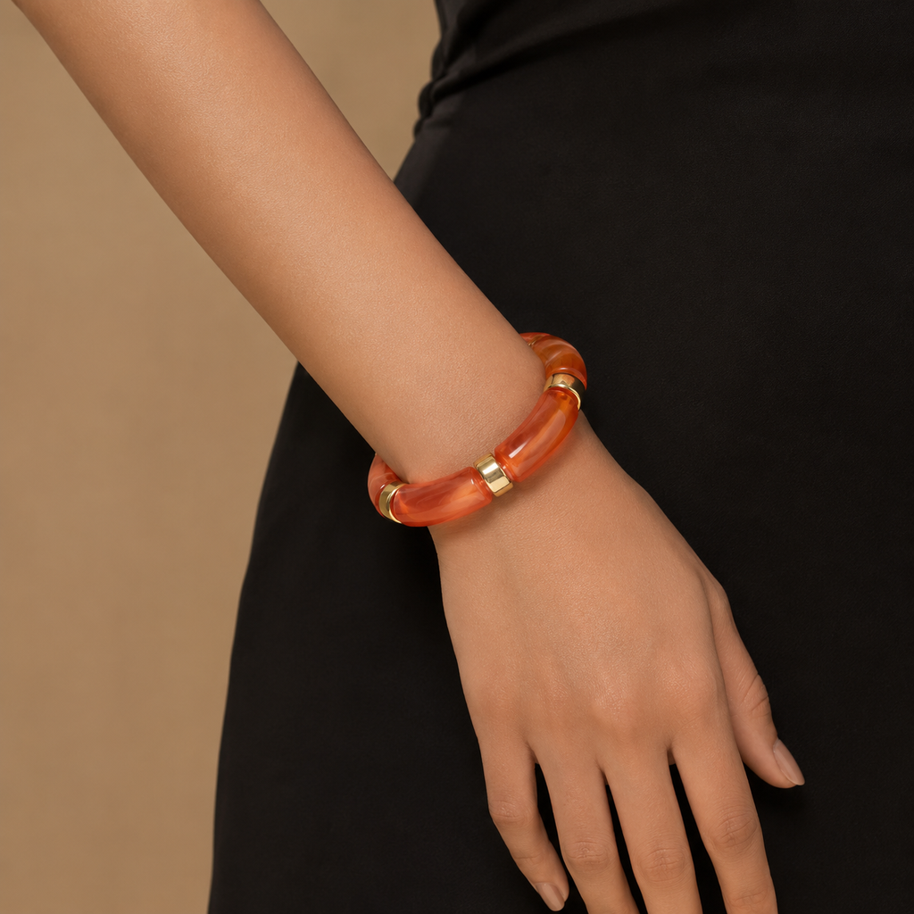 Hot Tangerine Bracelet