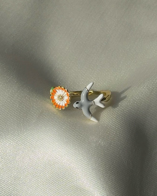 A bird’s wish! Marigold Ring