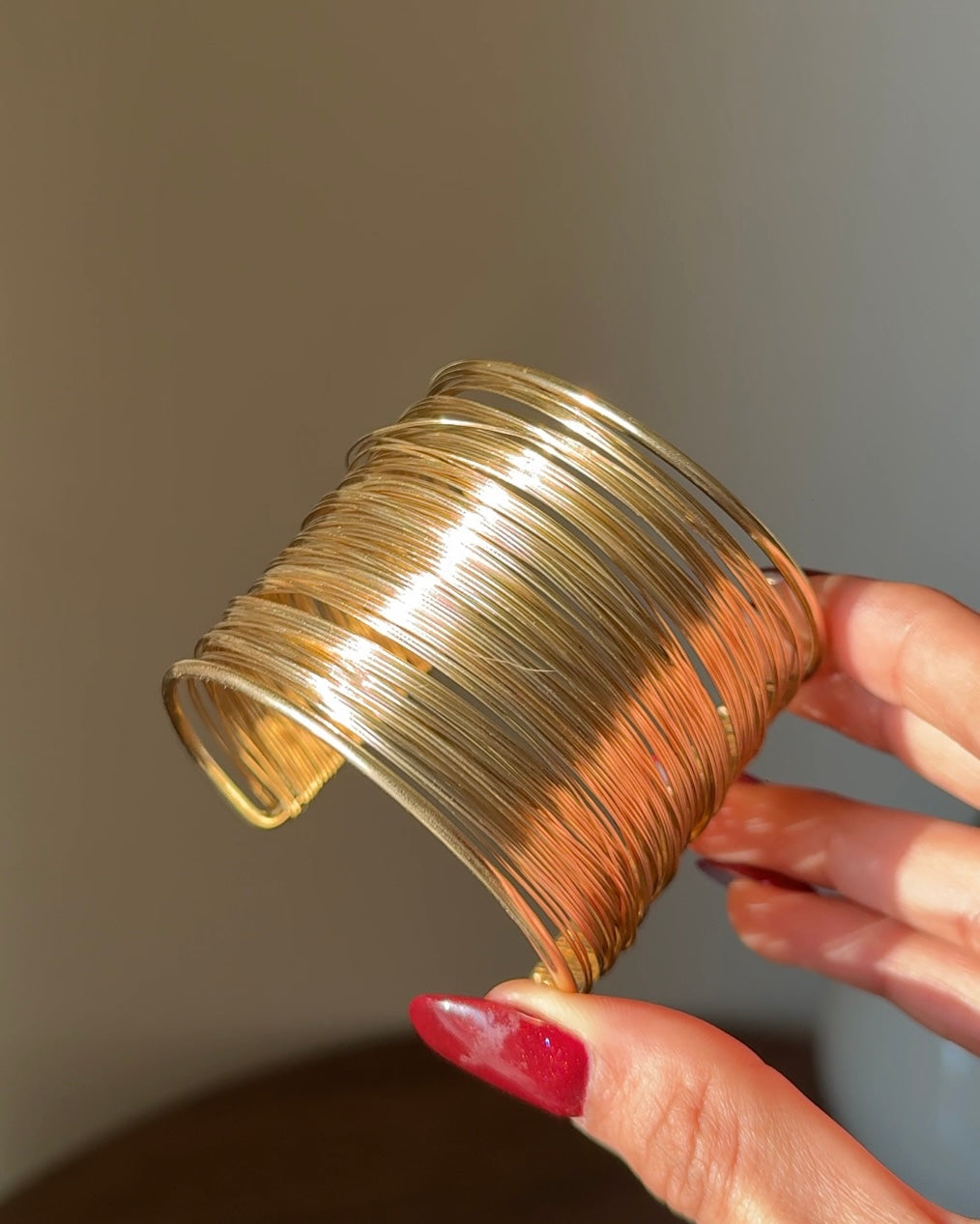 Coil Statement Cuff Bracelet