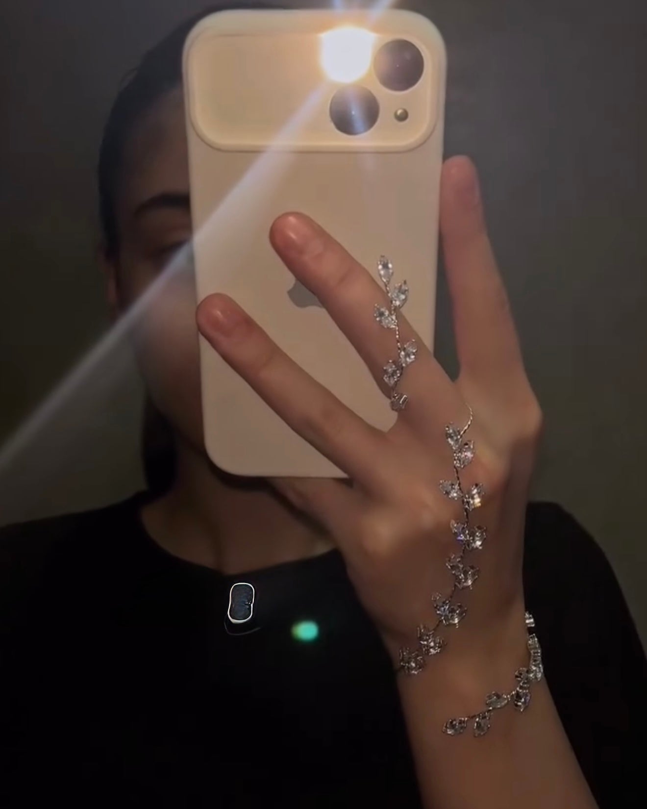 Petal Radiance Hand Jewelery