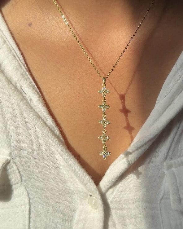 Versailles Floral Y-necklace