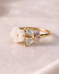 Opaline Floret Ring