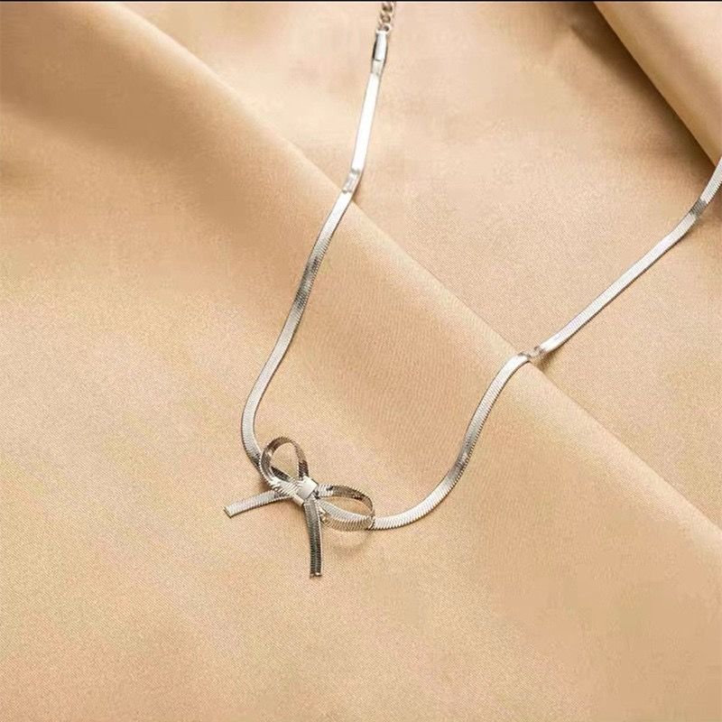 Petite Bow Choker Necklace