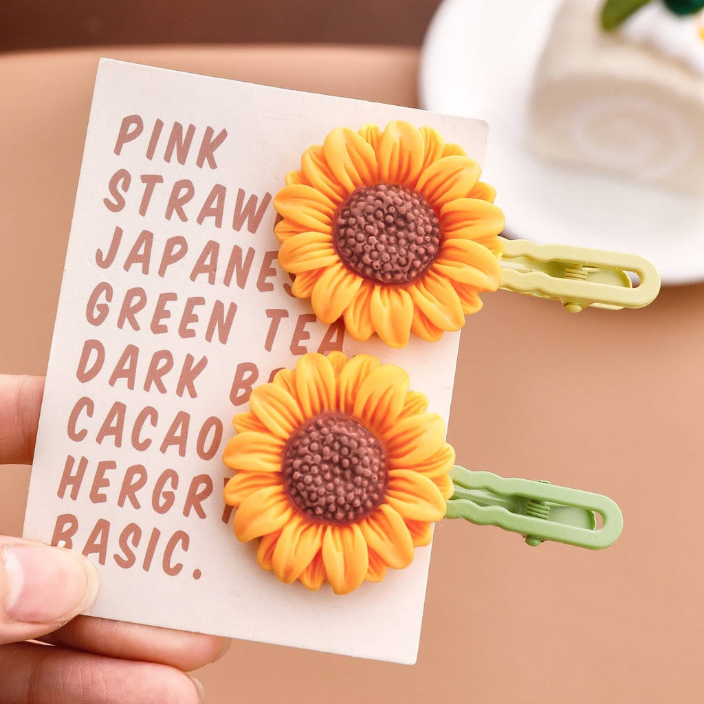 Little sunshine Sunflower Hair Clip (1pc)