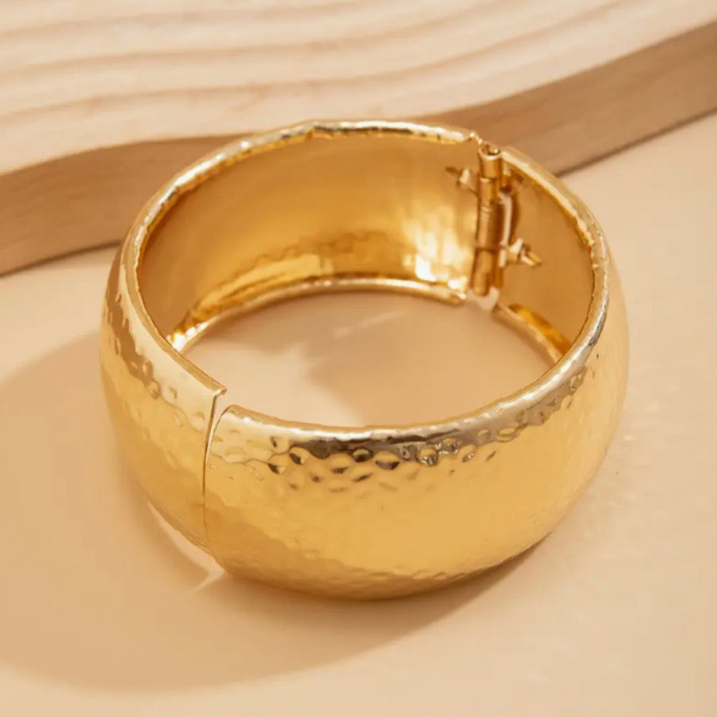 Chunk of Gold Cuff Bracelet