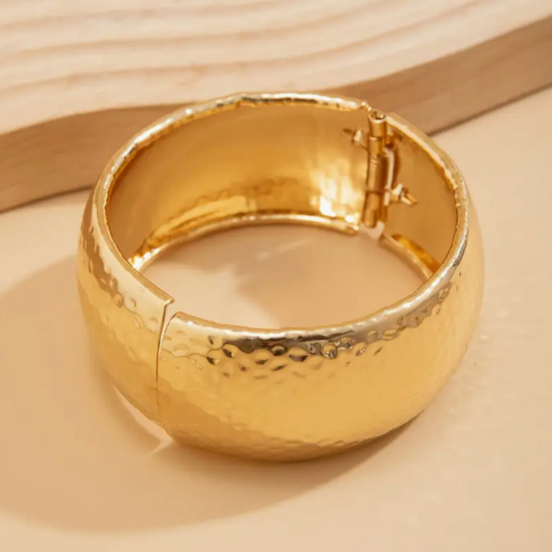 Chunk of Gold Cuff Bracelet