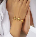 Loop of Love Gold Bracelet