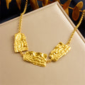 Gold-struck Statement Necklace