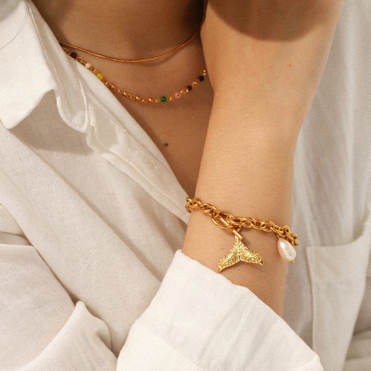 Shelly-belly Mermaid Bracelet