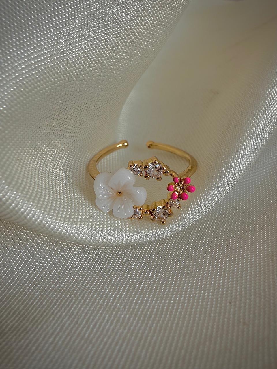 Elysian Dreamweave Flower Ring