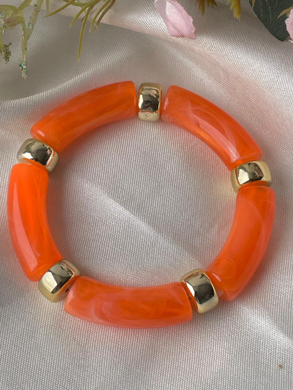 Hot Tangerine Bracelet