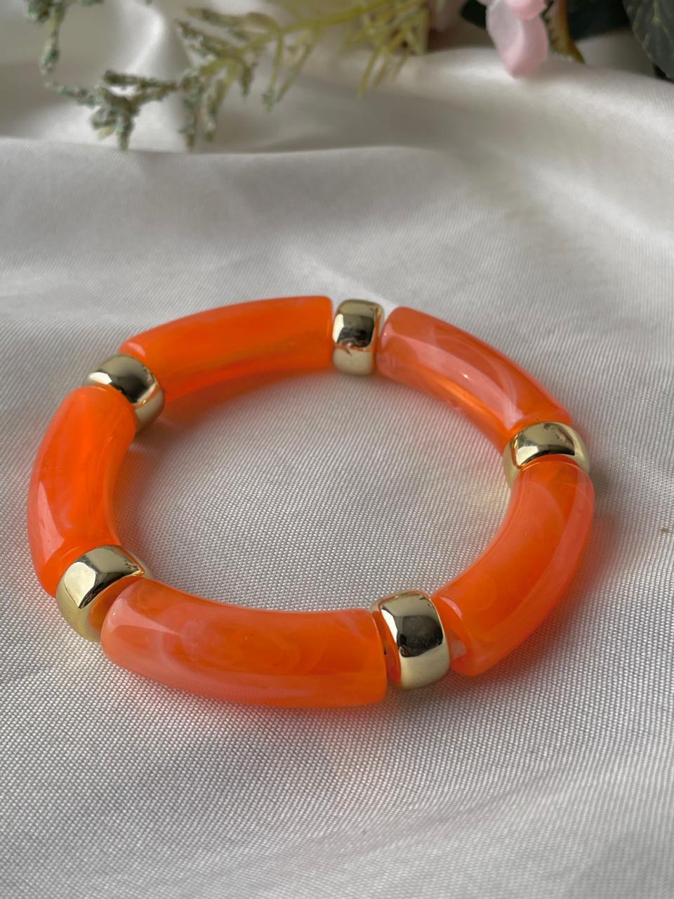 Hot Tangerine Bracelet