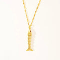 Aquatic Lustre Fish Necklace