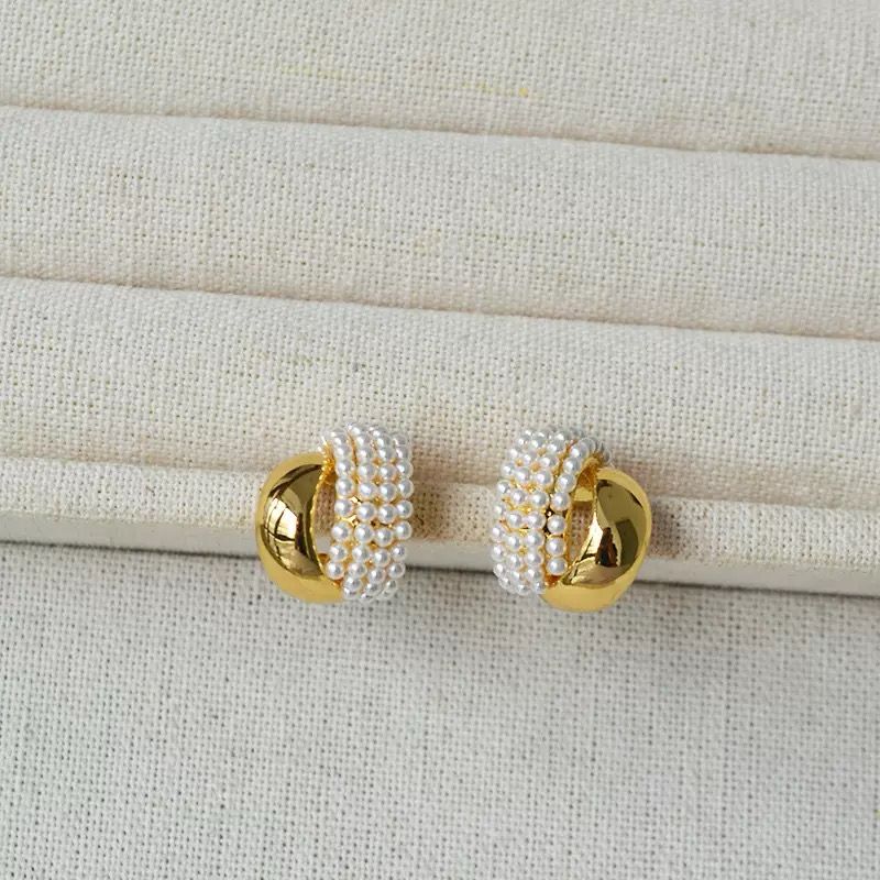 Hoop of Pearls! Earrings