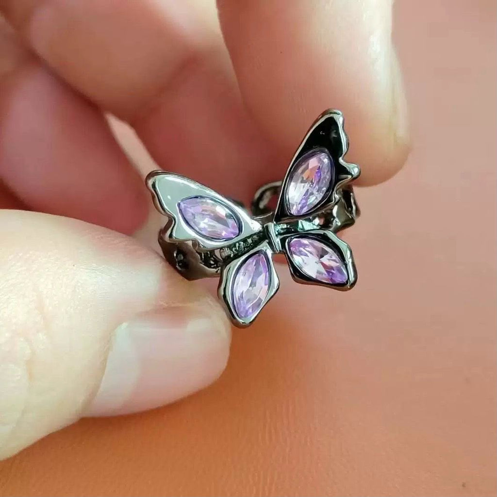 Amethyst Monarch Ring