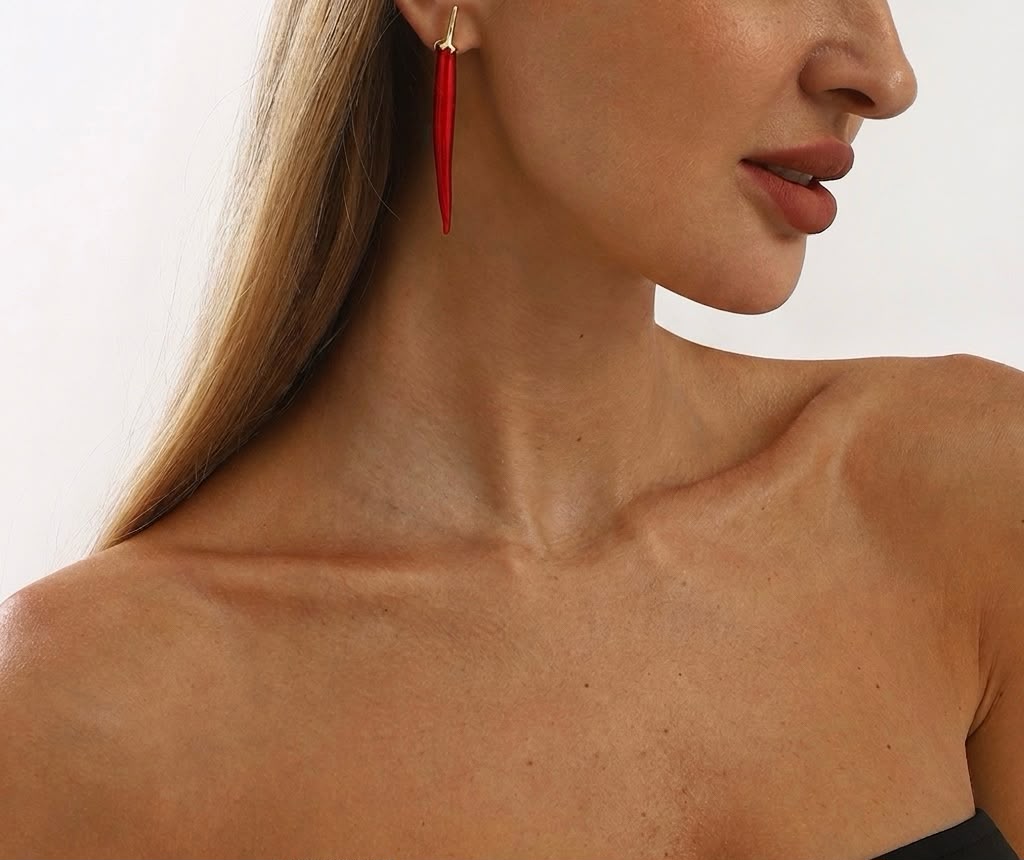 Hot stuff Red Chilli Earrings