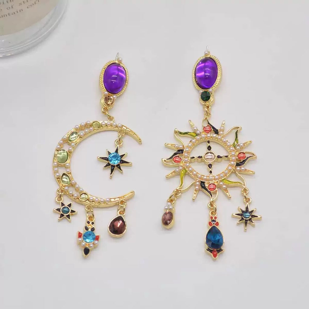 Cosmic Core Mismatched Chatpate Earrings