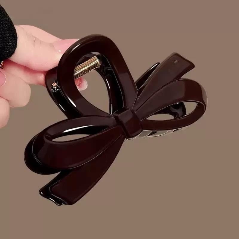 Bow-addict Cherry Red Claw Clip