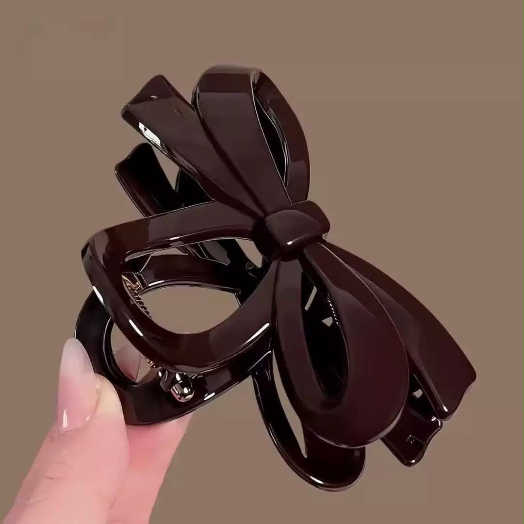 Bow-addict Cherry Red Claw Clip