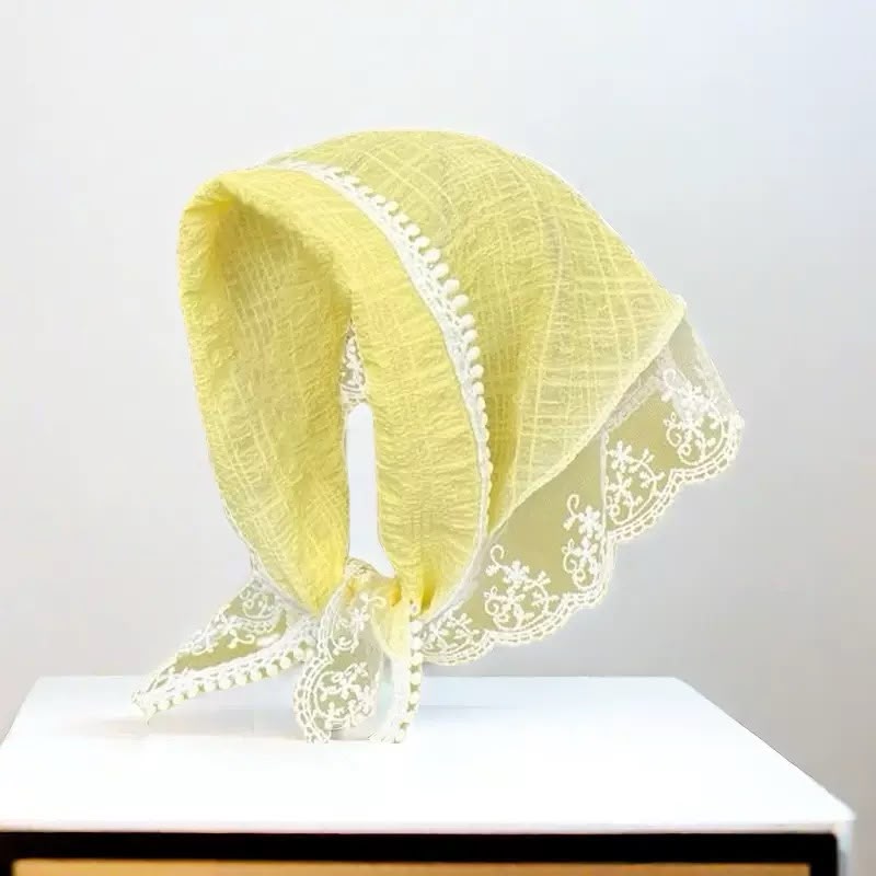 Buttercup Meadow Lace Headscarf