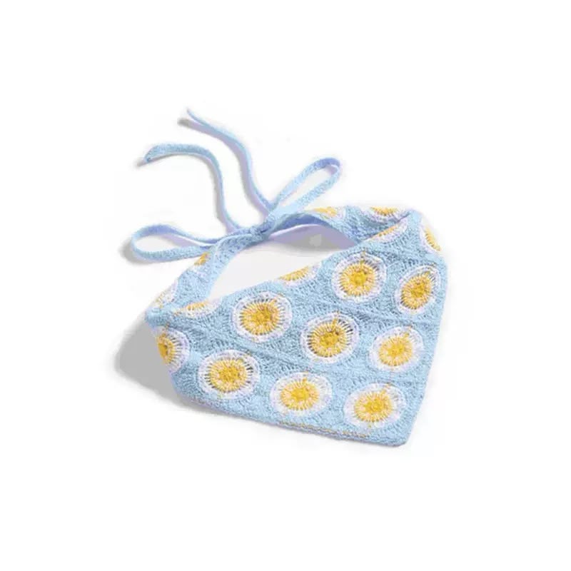 Daisy Daze Crochet Bandana