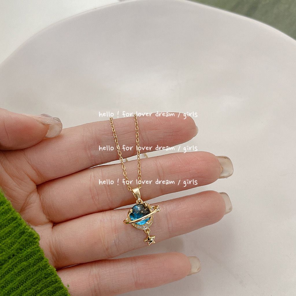 Mini Saturn Necklace