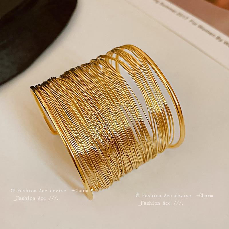 Coil Statement Cuff Bracelet