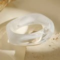 Lucid Clear Acrylic Bangle