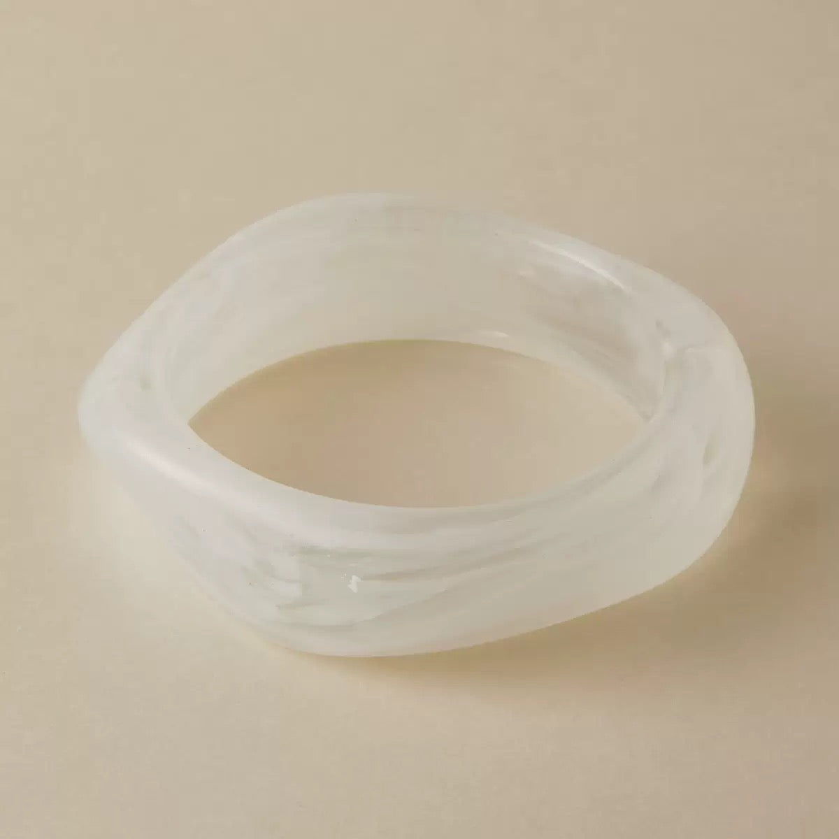 Lucid Clear Acrylic Bangle