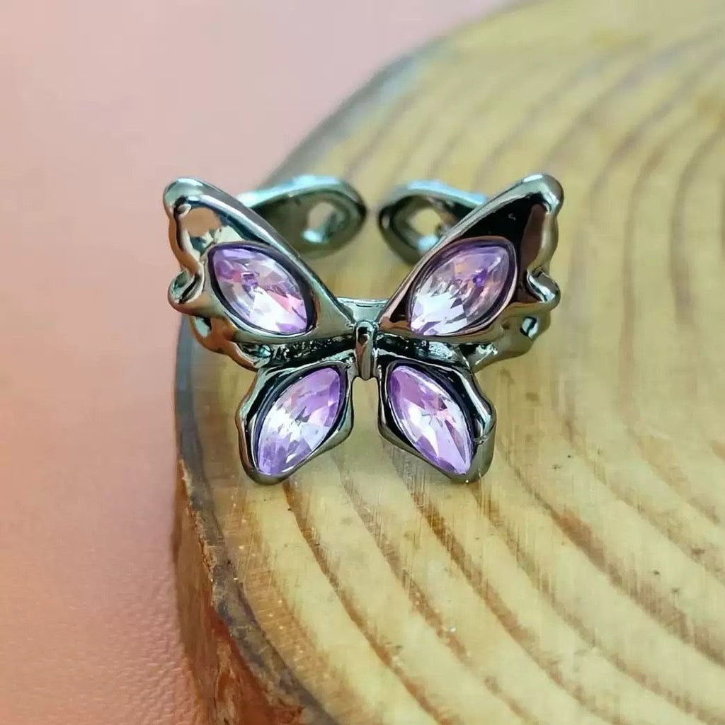 Amethyst Monarch Ring