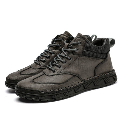Men's Handmade Leather Boots Motorcycle Boots